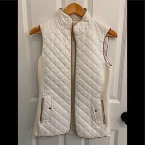 Off-white quilted vest